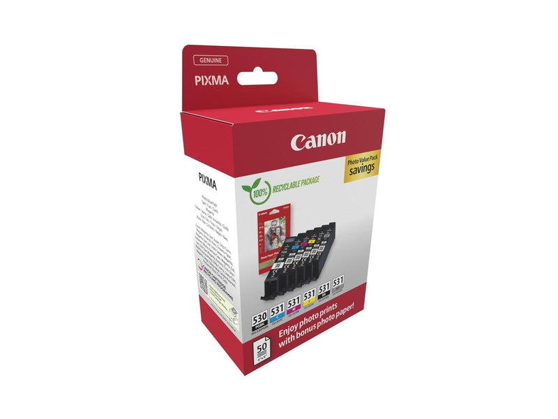 Canon PGI-530/CLI-531 / 6117C004 PGBK/C/M/Y/BK/GY Photo Pack