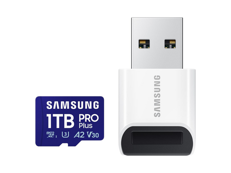 Samsung PRO Plus SD + USB Card Reader - 180MB/s - 1TB