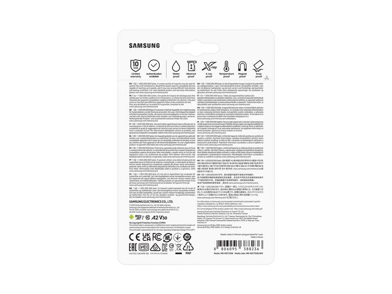 Samsung PRO Plus SD + USB Card Reader - 180MB/s - 1TB
