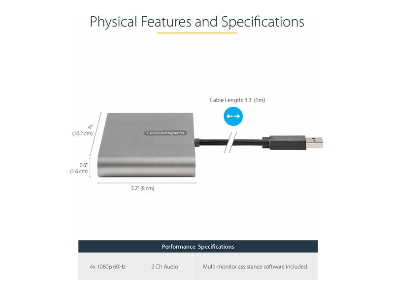 StarTech.com USB32HD4