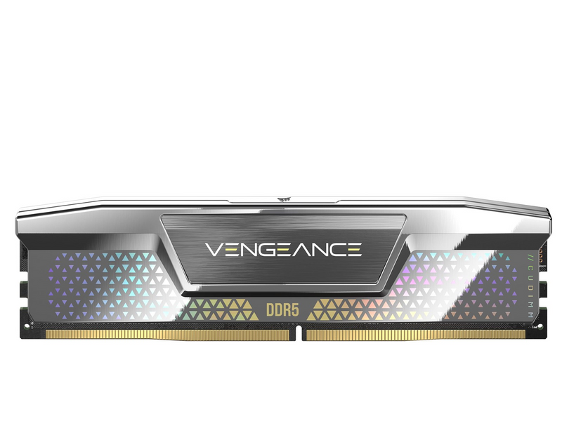 Corsair Vengeance DDR5-8000 - 48GB - CUDIMM für Intel - CL40 - Dual Channel (2 pcs) - Intel XMP - Silber