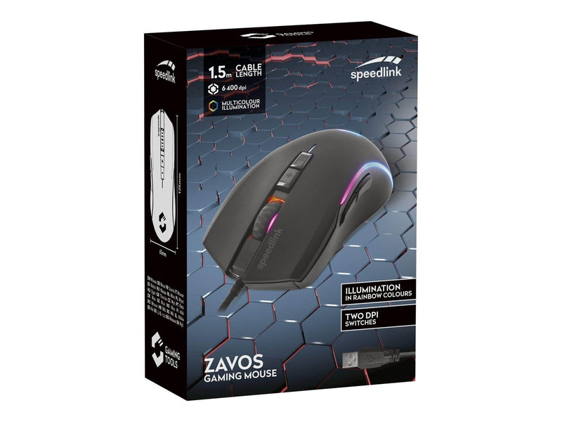 Speed-Link ZAVOS - Maus (Schwarz)