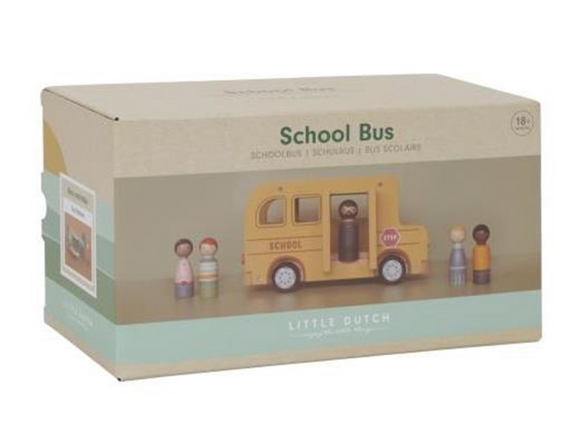Little Dutch School Bus with Figures