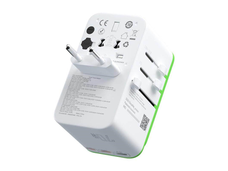 GlocalMe Roamplug adapter with 4G Wi-Fi hotspot