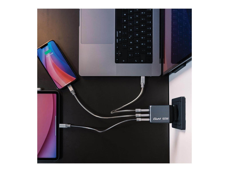 Verbatim power adapter - GaN - 65 Watt
