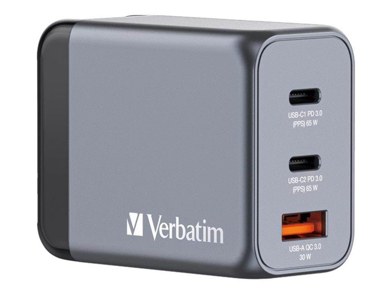 Verbatim power adapter - GaN - 65 Watt
