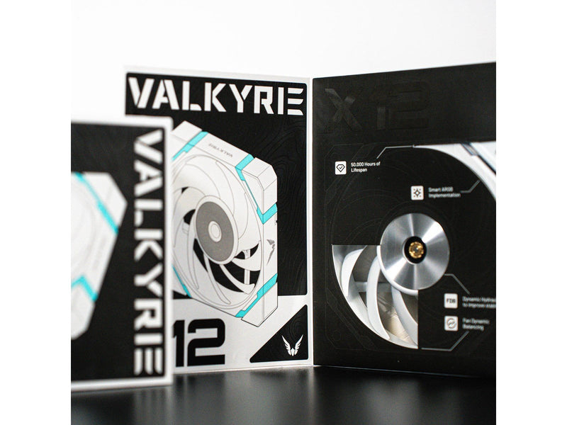 Valkyrie X12 ARGB - 120mm - Weiß - Gehäuselüfter - 120mm - Weiß - 29 dBA