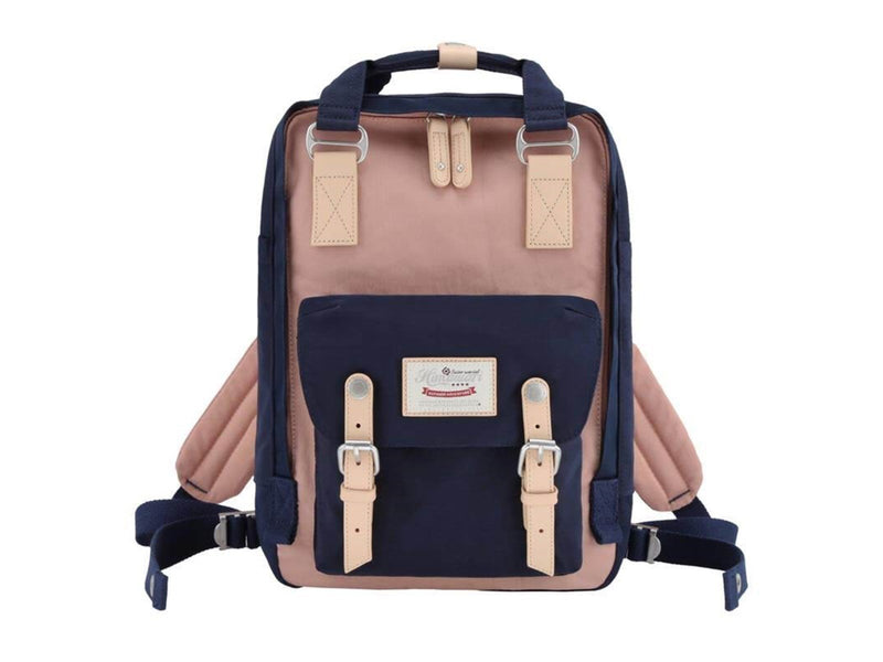 Himawari 188L 14'' laptop backpack (navy blue and pink)