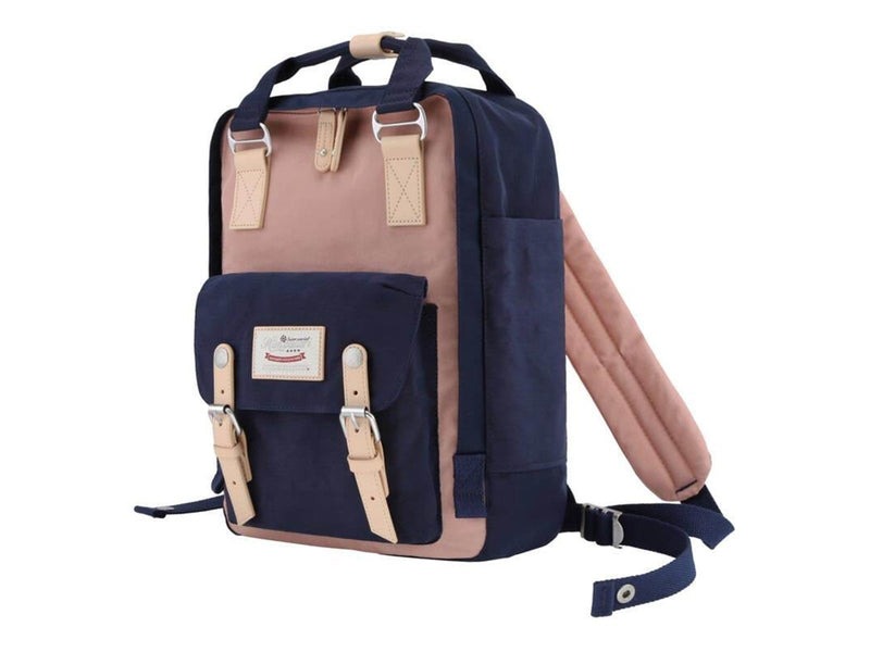 Himawari 188L 14'' laptop backpack (navy blue and pink)