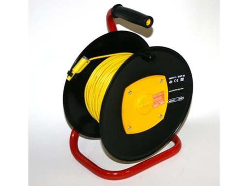 Elma Instruments Cable drum 100 m yellow for control