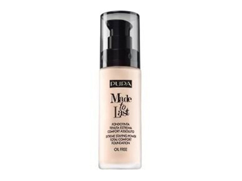 PUPA Milano Made To Last Foundation SPF10 30ml - No. Porcelain