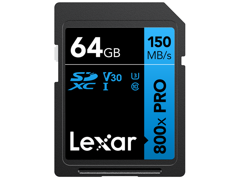 Lexar Pro 800X SD - 150MB/s - 64GB