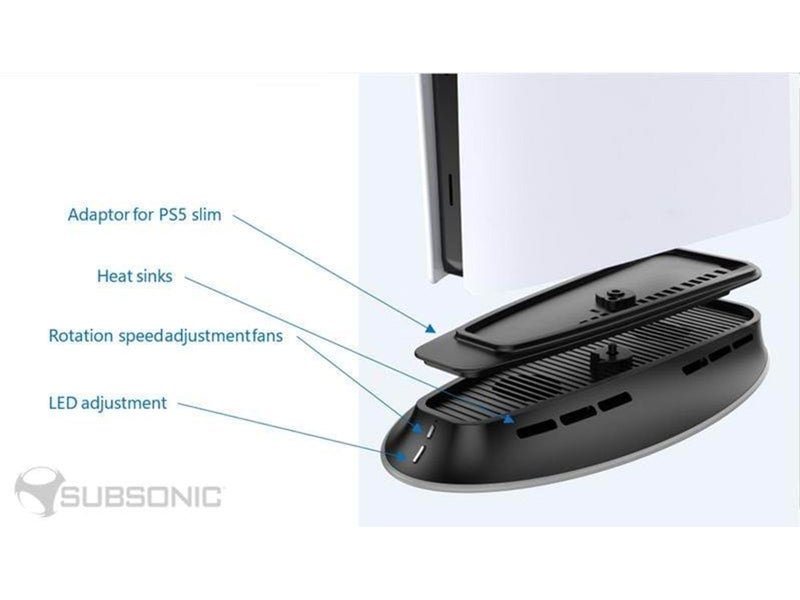 Subsonic Cooling LED stand - Miscellaneous - Sony PlayStation 5