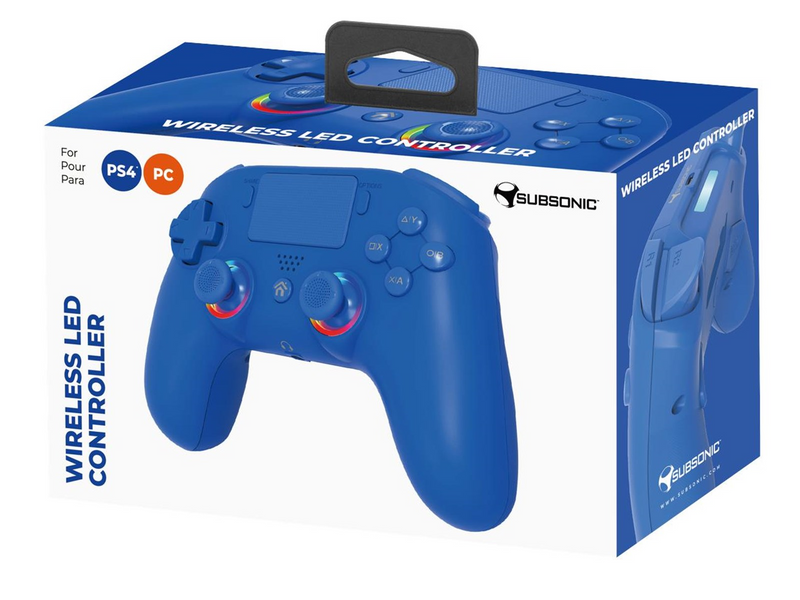 Subsonic SA5639-3 - Blue - Wireless Controller - Sony PlayStation 4