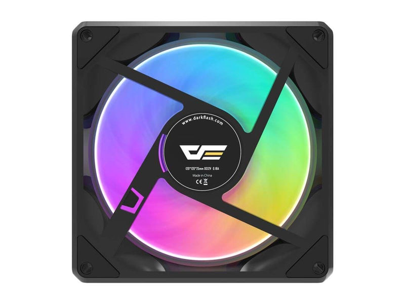 Darkflash Gauss G24 computer fan (black) - Gehäuselüfter - 120mm - Schwarz - 33 dBA