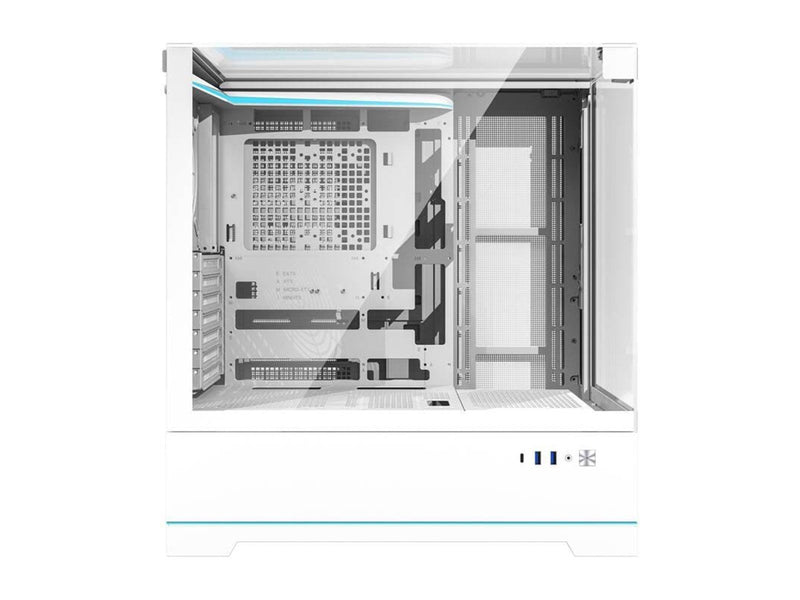 Darkflash DY450 computer case without fans (white) - Gehäuse - Miditower - Weiß