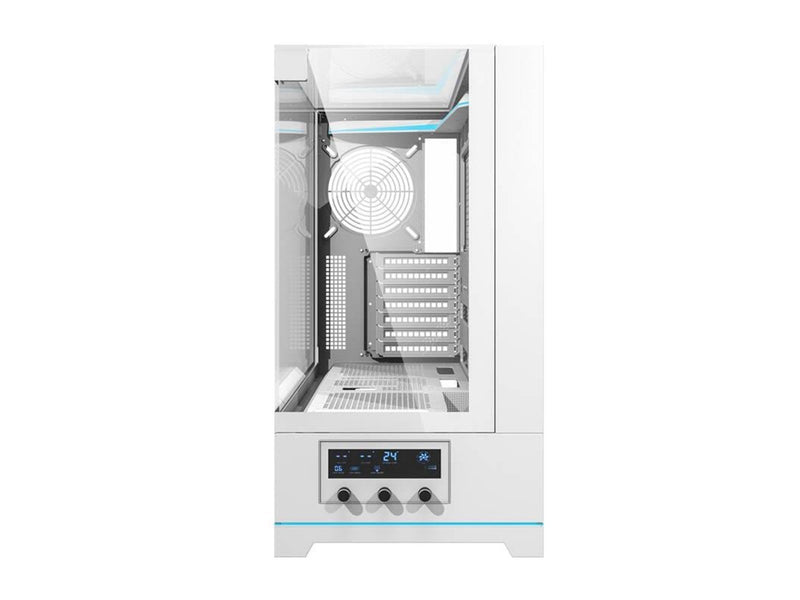 Darkflash DY450 computer case without fans (white) - Gehäuse - Miditower - Weiß