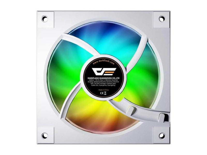 Darkflash DM20 computer fan (white) - Gehäuselüfter - 120mm - Weiß - 32 dBA