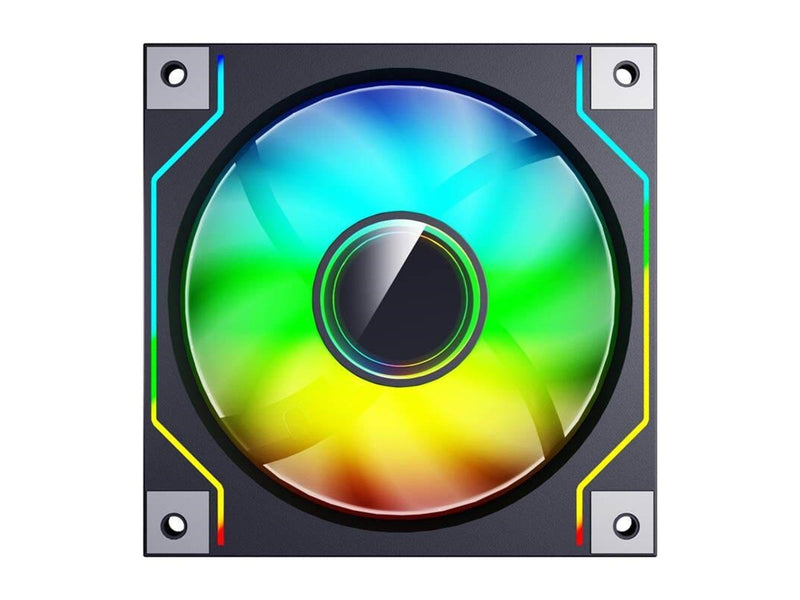 Darkflash DM20 computer fan (black) - Gehäuselüfter - 120mm - Schwarz - 32 dBA