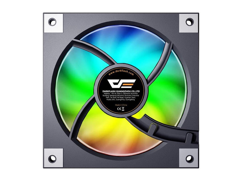 Darkflash DM20 computer fan (black) - Gehäuselüfter - 120mm - Schwarz - 32 dBA