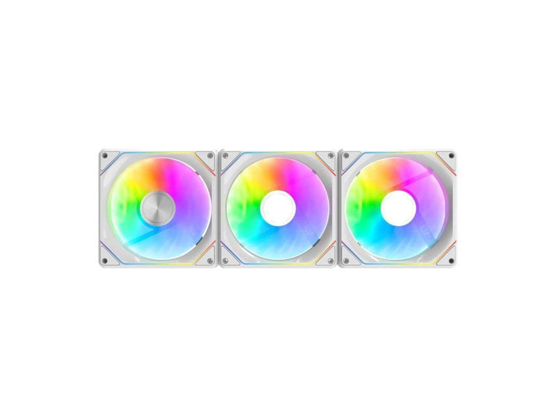 Darkflash Gauss G24 3-in-1 computer fans (white) - Gehäuselüfter - 120mm - Weiß - 33 dBA