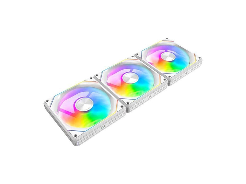 Darkflash Gauss G24 3-in-1 computer fans (white) - Gehäuselüfter - 120mm - Weiß - 33 dBA
