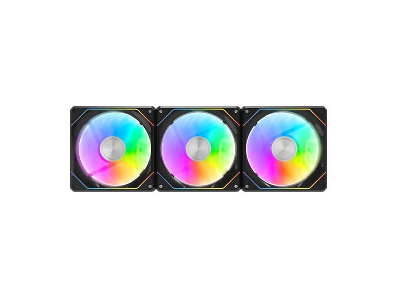 Darkflash Gauss G24 3-in-1 computer fans (black) - Gehäuselüfter - 120mm - Schwarz - 33 dBA