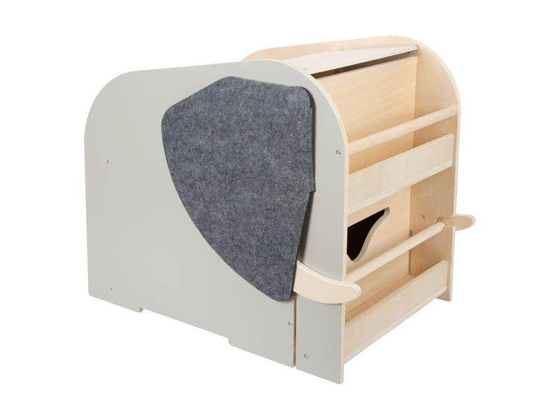 Small Foot Wooden Toy Box Elephant on Wheels with Seat