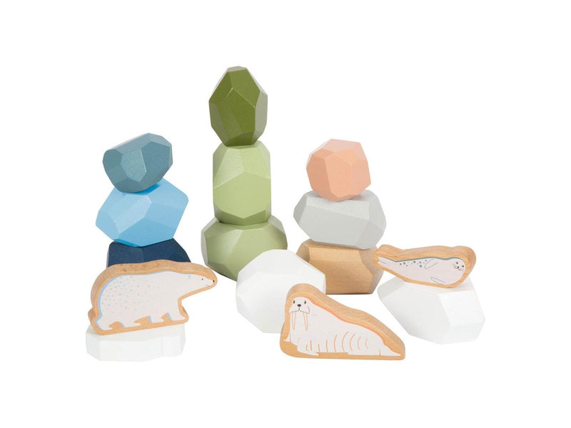 Small Foot Wooden Balance Stones Arctic 11 pcs.