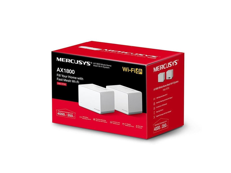 MERCUSYS Halo H70X (2-Pack) - Mesh router Wi-Fi 6