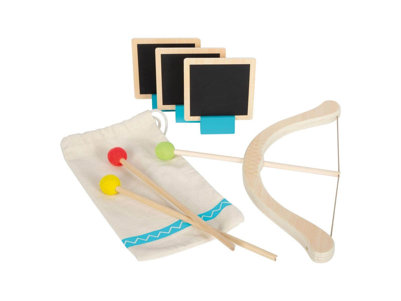 Small Foot - Wooden Bow and Arrow Active Playset 8 pieces.