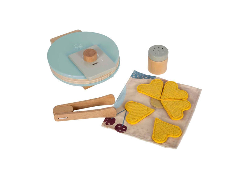 Small Foot - Wooden Waffle Iron Playset 10pcs.