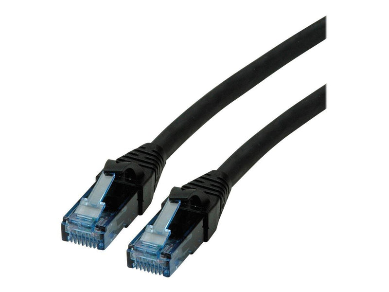 Roline Patch-Kabel RJ-45 (M) zu RJ-45 (M) 30 cm UTP CAT 6a schwarz (21.15.2986)