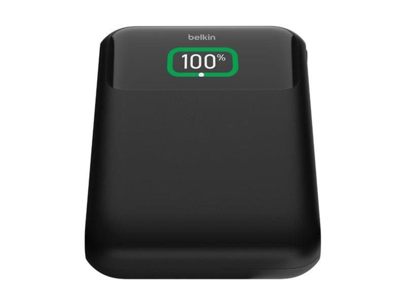 Belkin BoostCharge Pro power bank - 24 pin USB-C USB - 65 Watt Powerbank (Akku) - schwarz - 20000 mAh