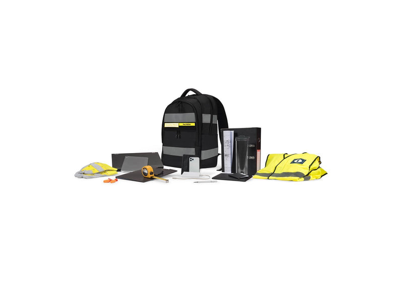 Dicota HI-VIS Rucksack  - 25 Litern | Schwarz