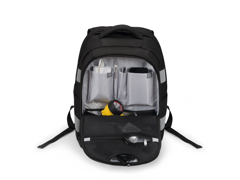Dicota HI-VIS Rucksack  - 25 Litern | Schwarz