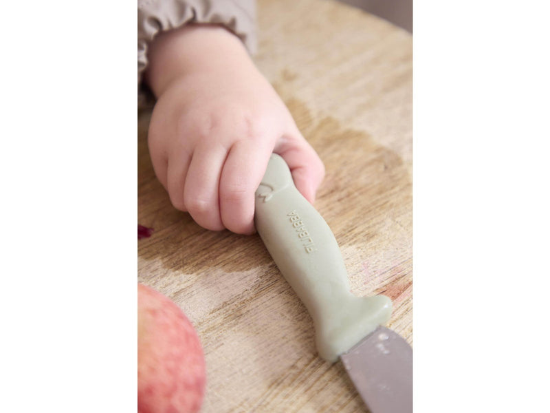 Filibabba Kochmesser für Kinder - 2er Pack - Powder Blue + Green