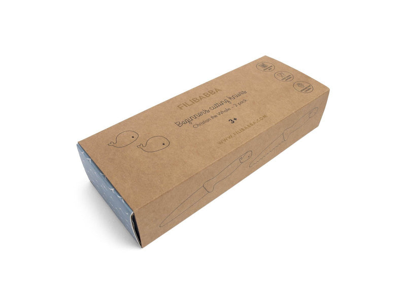 Filibabba Kochmesser für Kinder - 2er Pack - Warm Grey + Rose