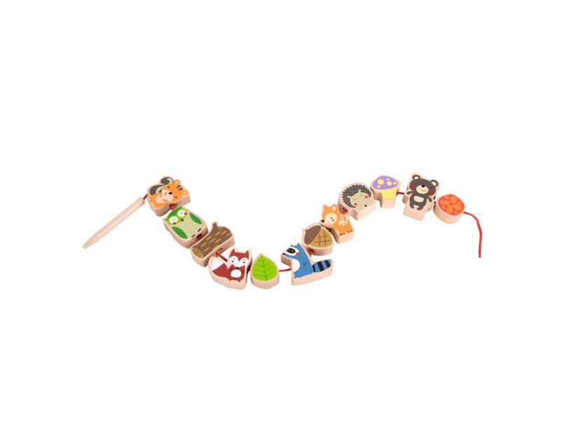 Classic World Wooden Beads Woodland Animals