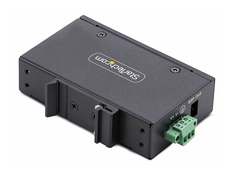 StarTech.com 5-Port Unmanaged Industrial Ethernet Switch - IP30 - TAA - switch - 5 ports - unmanaged - TAA Compliant