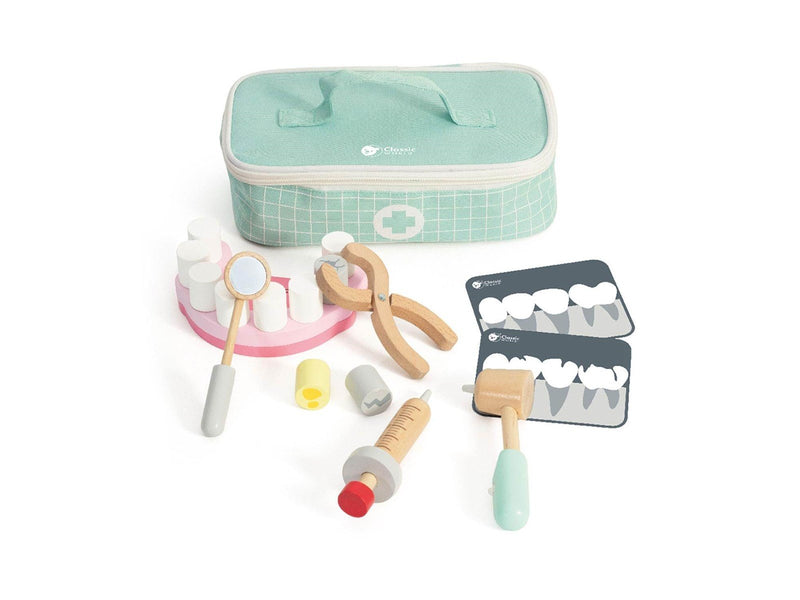 Classic World Wooden Dentist Set in Storage Bag