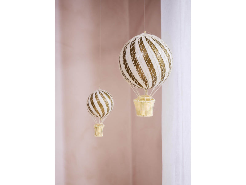 Filibabba Heißluftballon - Goldfarben 10 cm