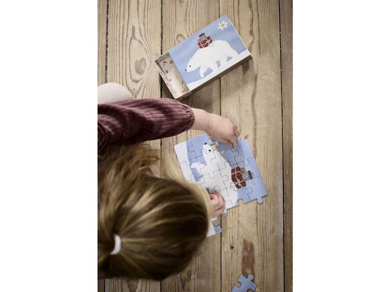 Filibabba Set mit 4 Puzzles - Wonderful Winter