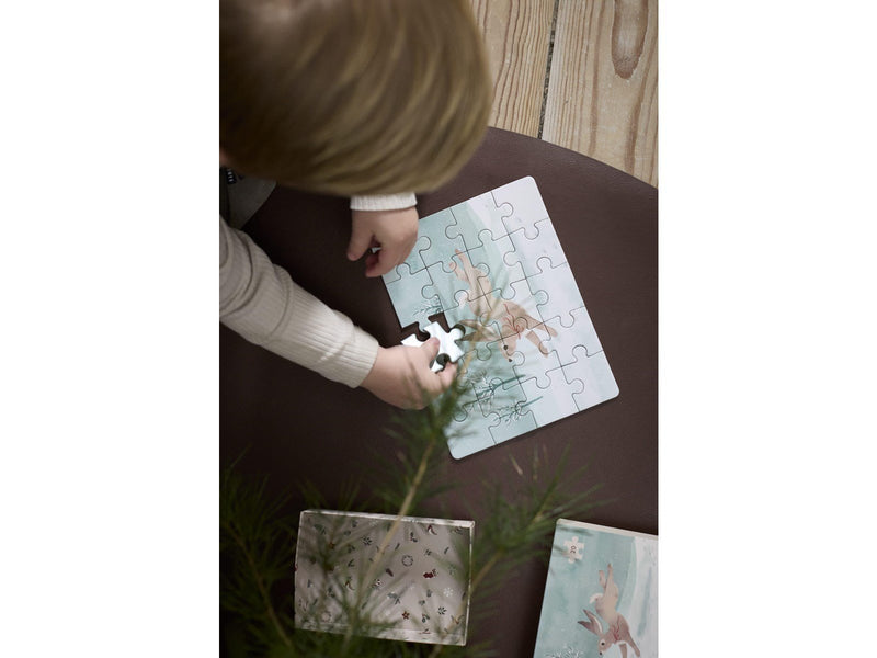 Filibabba Set mit 4 Puzzles - Wonderful Winter