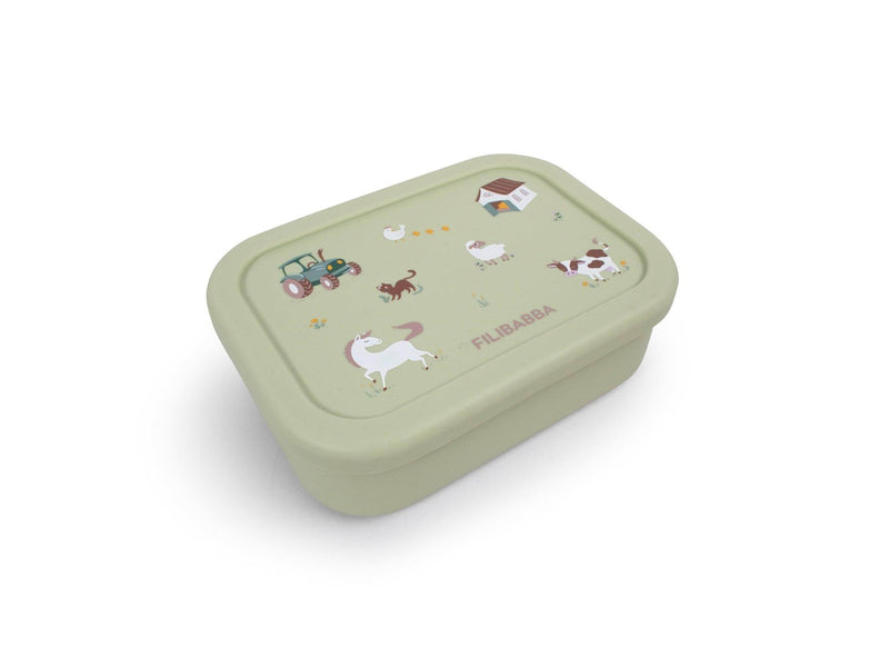 Filibabba Silicone lunchbox - Bog Green