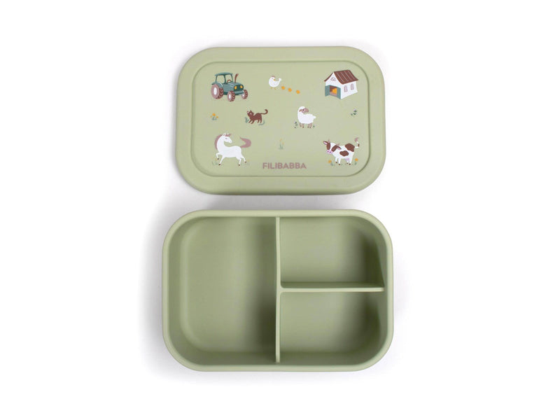 Filibabba Silicone lunchbox - Bog Green