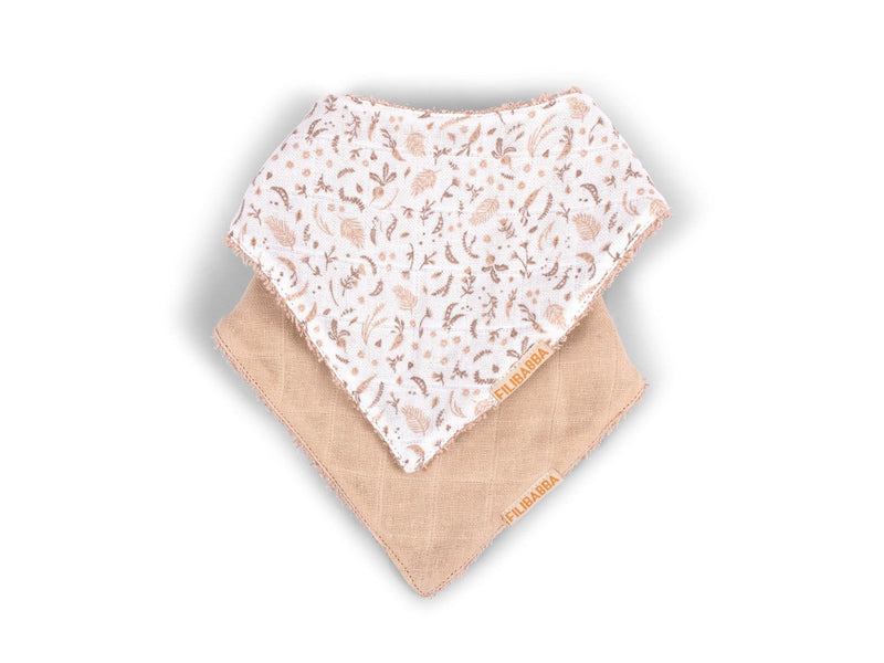 Filibabba Bandana-Lätzchen 2er-Pack - Harvest