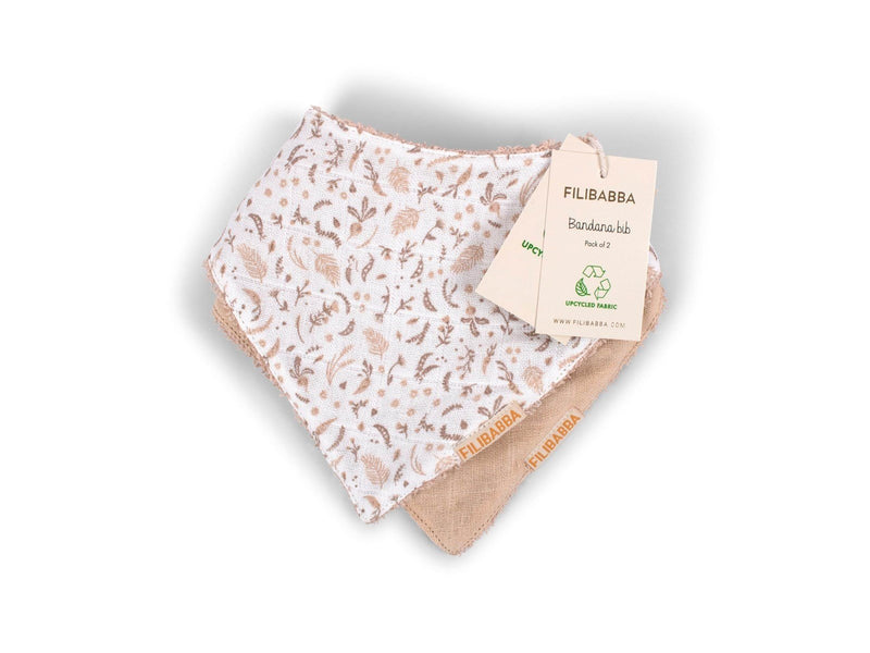 Filibabba Bandana-Lätzchen 2er-Pack - Harvest