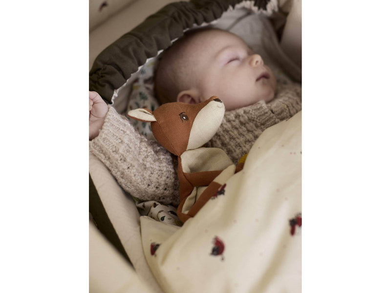 Filibabba Schnuffeltuch mit Beißring - Füchsin Freya