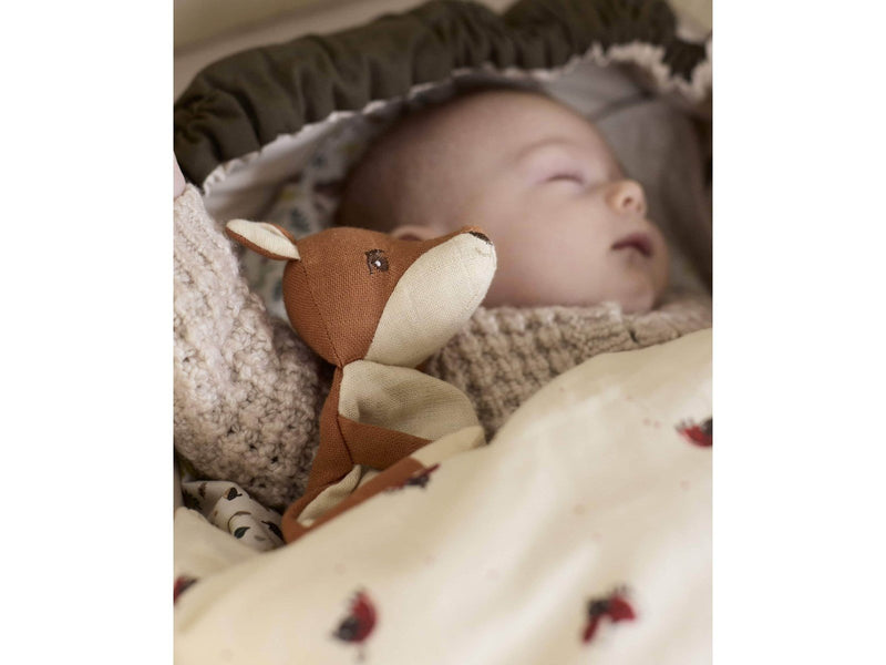 Filibabba Schnuffeltuch mit Beißring - Füchsin Freya